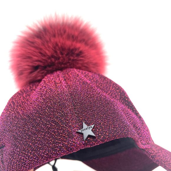 NWT Jocelyn Red Fox Bon Bon Lurex Hat/Baseball Hat Jach -25 hat $150 main image 11
